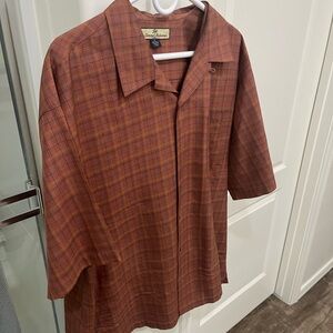 TOMMY BAHAMA MEN'S SS BU PLAID SHIRT XL